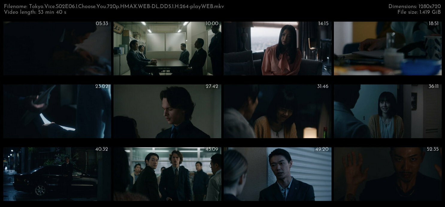 Tokyo Vice S02E06 I Choose You 720p HMAX WEB DL DD5 1 H 264 playWEB TGx