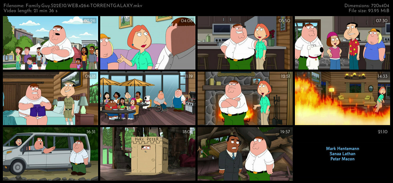Family Guy S22E10 WEB x264 TORRENTGALAXY