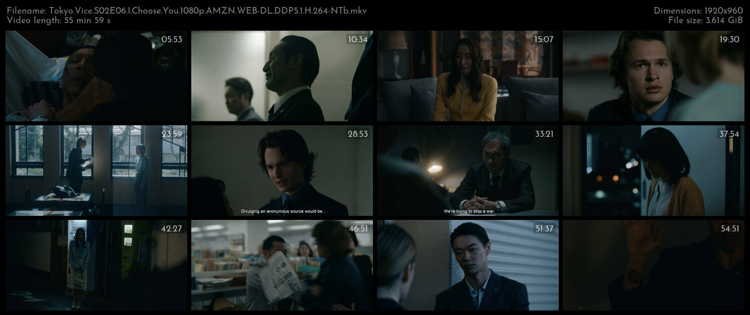 Tokyo Vice S02E06 I Choose You 1080p AMZN WEB DL DDP5 1 H 264 NTb TGx