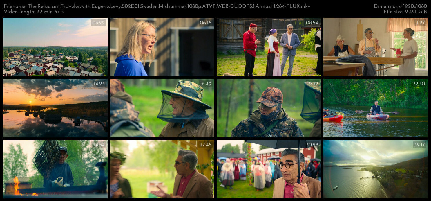 The Reluctant Traveler with Eugene Levy S02E01 Sweden Midsummer 1080p ATVP WEB DL DDP5 1 Atmos H 264