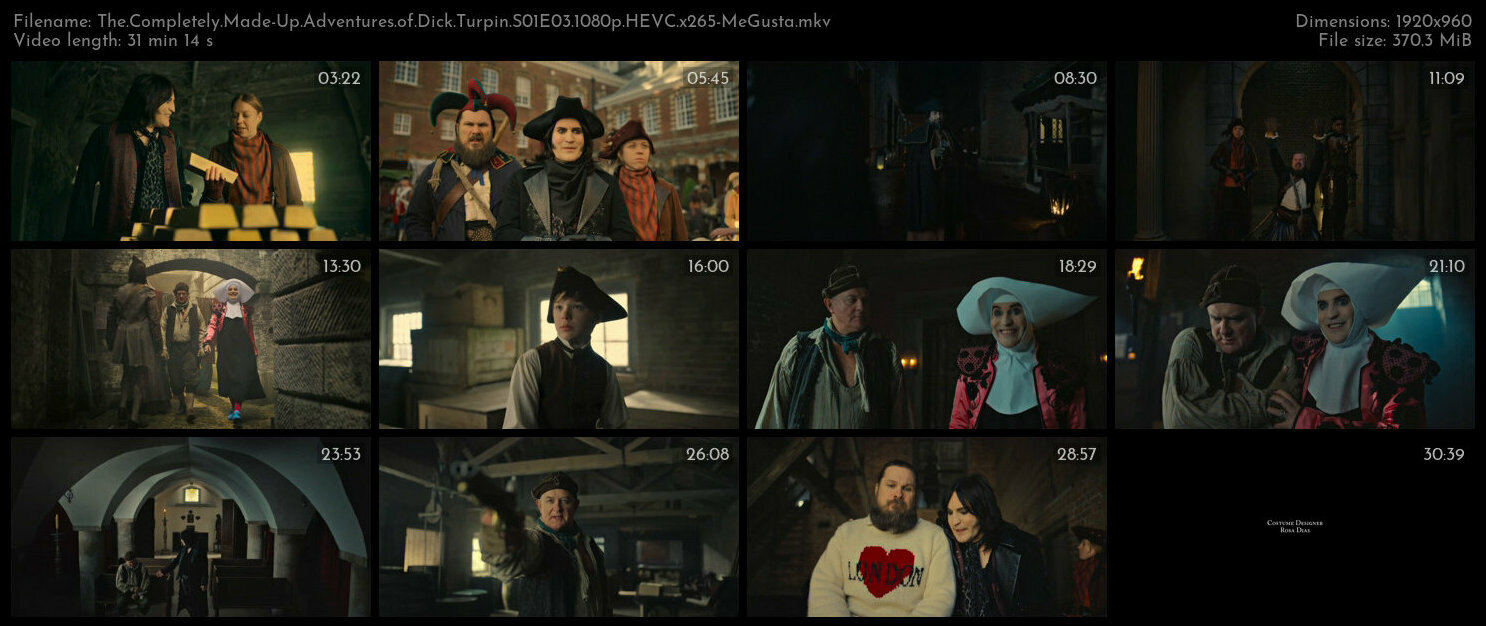 The Completely Made Up Adventures of Dick Turpin S01E03 1080p HEVC x265 MeGusta TGx
