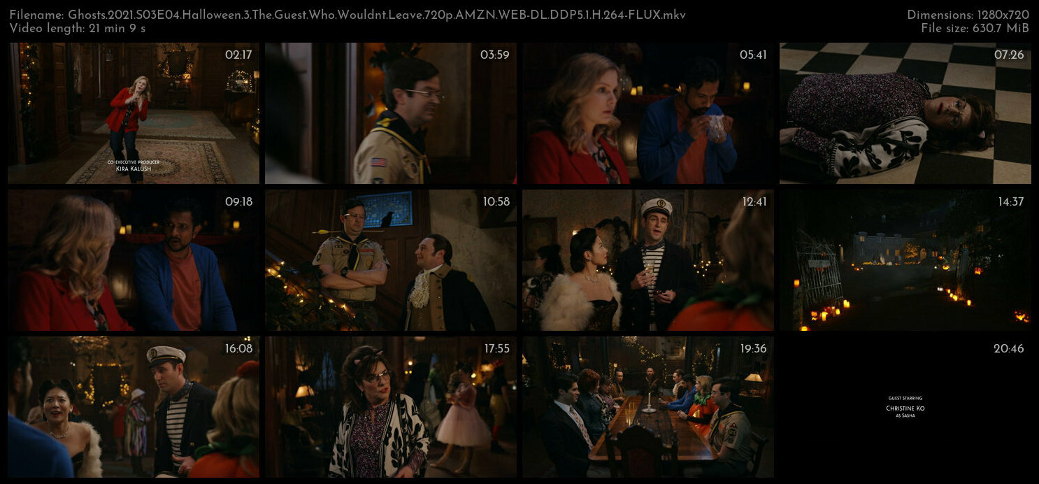 Ghosts 2021 S03E04 Halloween 3 The Guest Who Wouldnt Leave 720p AMZN WEB DL DDP5 1 H 264 FLUX TGx