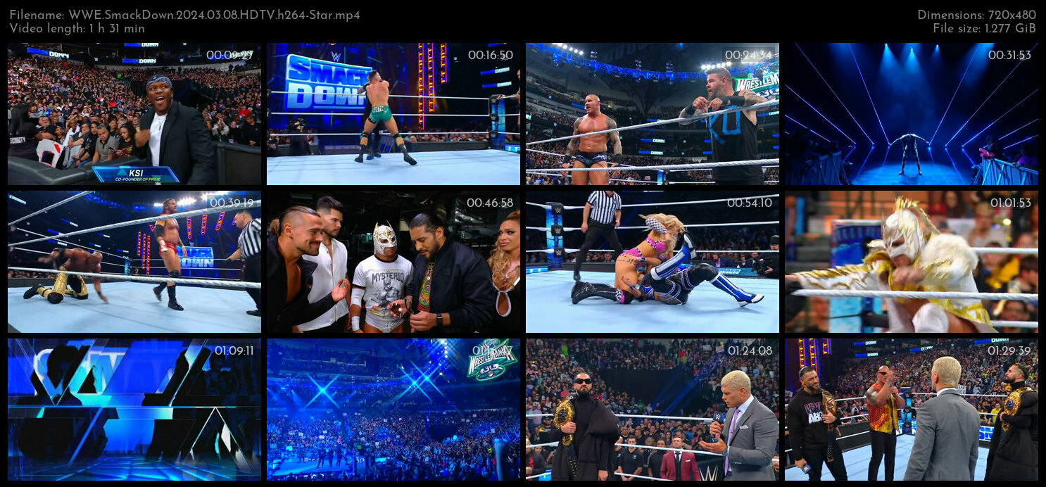 WWE SmackDown 2024 03 08 HDTV h264 Star TGx