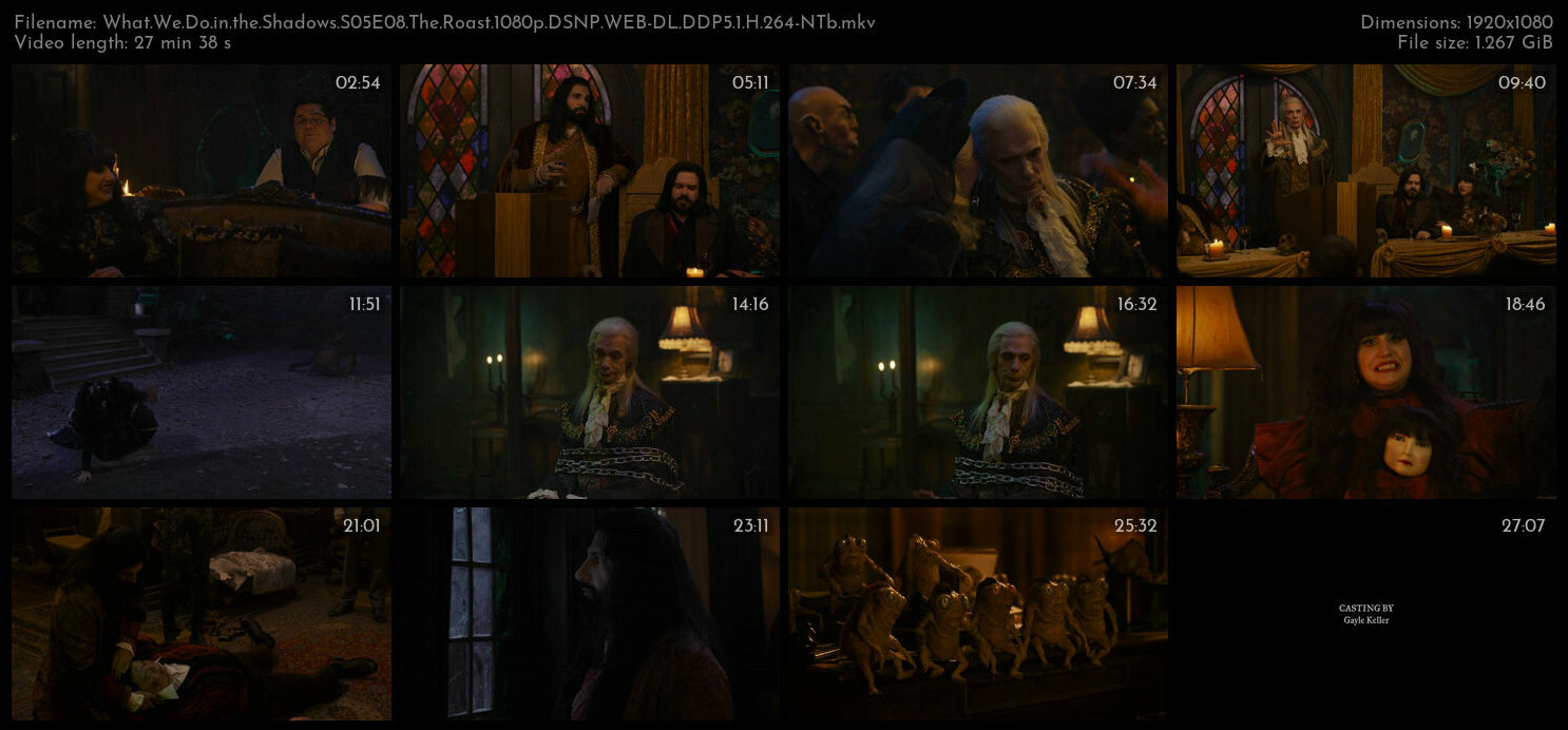 What We Do in the Shadows S05E08 The Roast 1080p DSNP WEB DL DDP5 1 H 264 NTb TGx