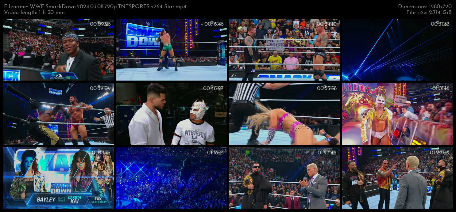 WWE SmackDown 2024 03 08 720p TNTSPORTS h264 Star TGx