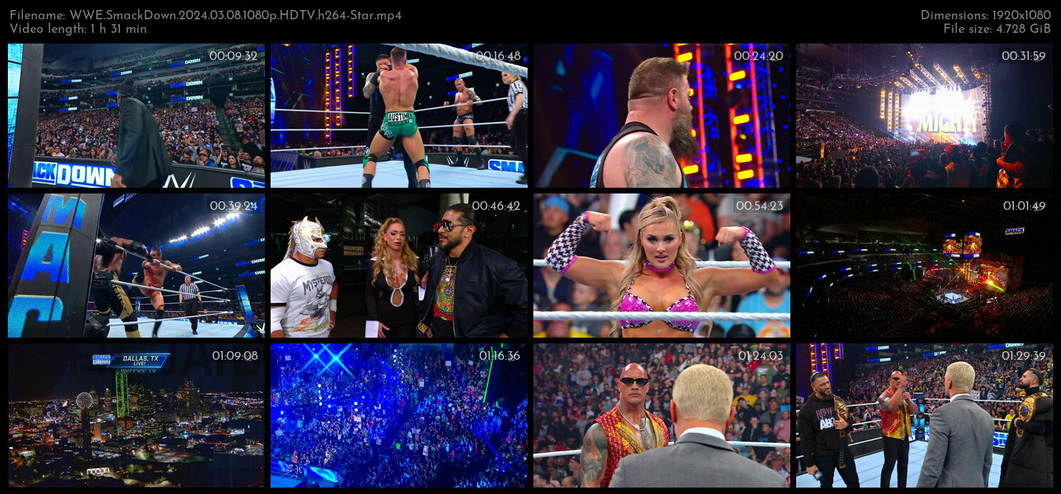 WWE SmackDown 2024 03 08 1080p HDTV h264 Star TGx