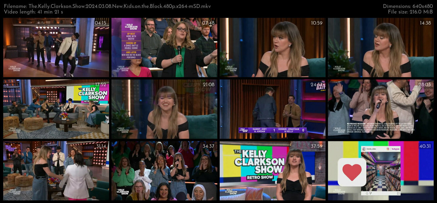 The Kelly Clarkson Show 2024 03 08 New Kids on the Block 480p x264 mSD TGx