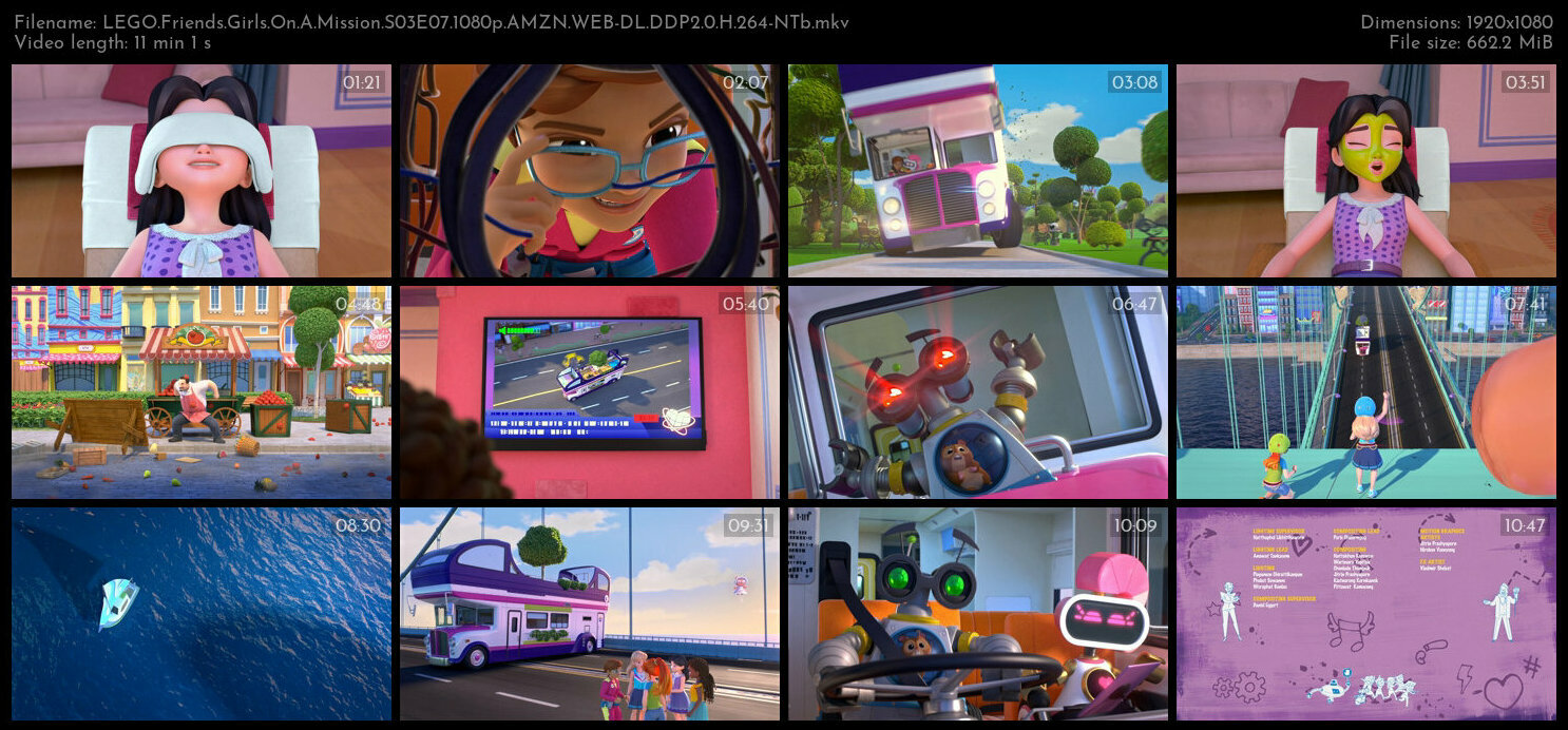 LEGO Friends Girls On A Mission S03E07 1080p AMZN WEB DL DDP2 0 H 264 NTb TGx