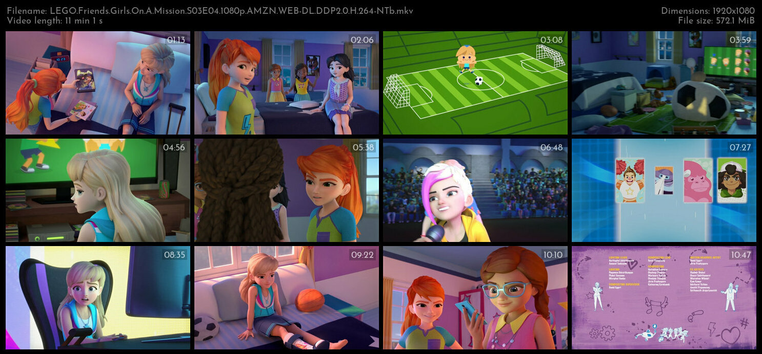 LEGO Friends Girls On A Mission S03E04 1080p AMZN WEB DL DDP2 0 H 264 NTb TGx
