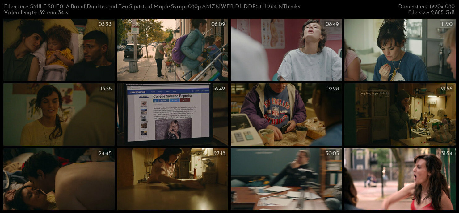 SMILF S01E01 A Box of Dunkies and Two Squirts of Maple Syrup 1080p AMZN WEB DL DDP5 1 H 264 NTb TGx
