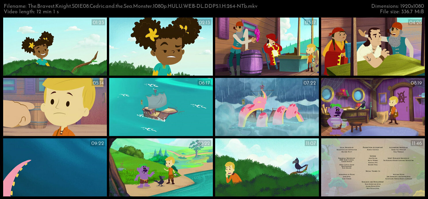 The Bravest Knight S01E08 Cedric and the Sea Monster 1080p HULU WEB DL DDP5 1 H 264 NTb TGx