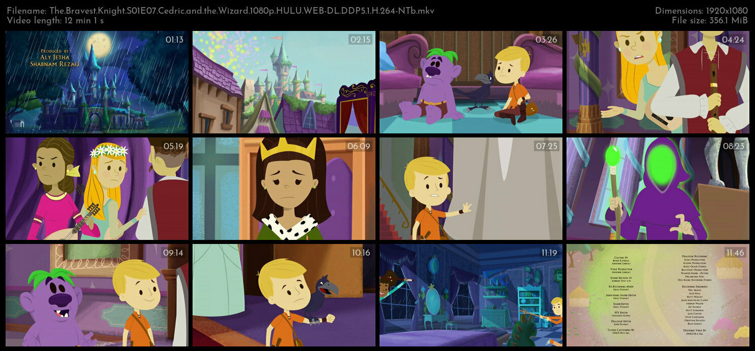 The Bravest Knight S01E07 Cedric and the Wizard 1080p HULU WEB DL DDP5 1 H 264 NTb TGx