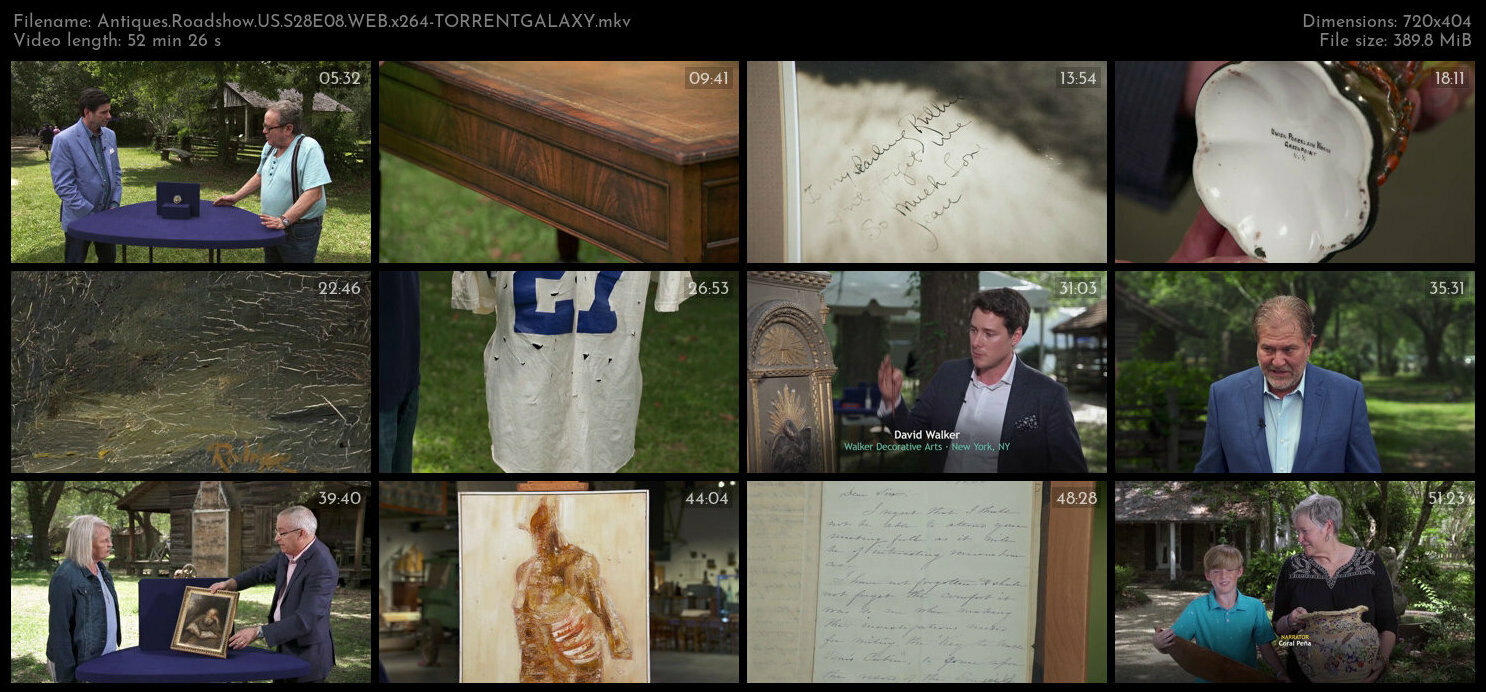 Antiques Roadshow US S28E08 WEB x264 TORRENTGALAXY