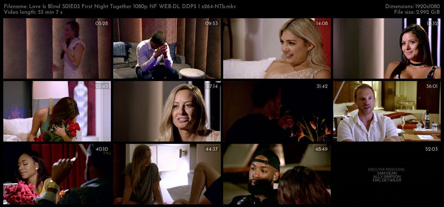 Love Is Blind S01E03 First Night Together 1080p NF WEB DL DDP5 1 x264 NTb TGx