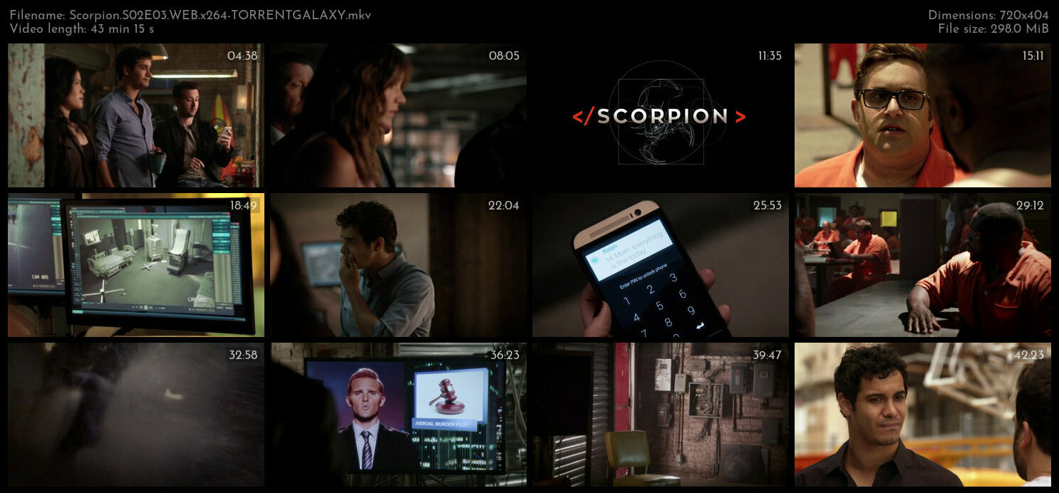 Scorpion S02E03 WEB x264 TORRENTGALAXY