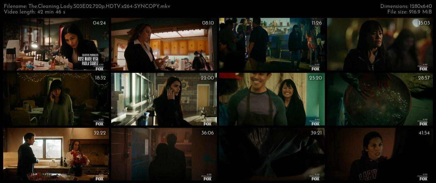 The Cleaning Lady S03E02 720p HDTV x264 SYNCOPY TGx