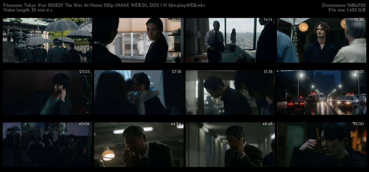 Tokyo Vice S02E07 The War At Home 720p HMAX WEB DL DD5 1 H 264 playWEB TGx