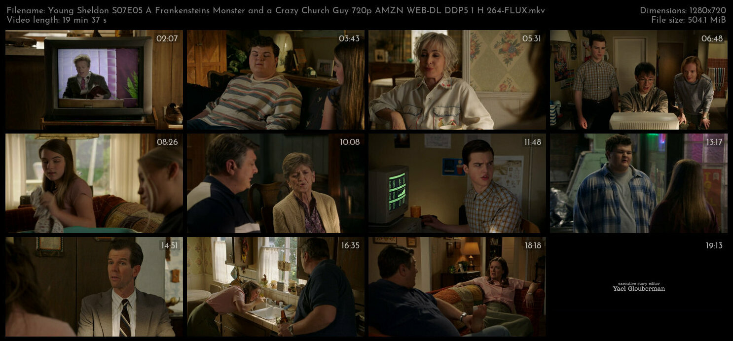 Young Sheldon S07E05 A Frankensteins Monster and a Crazy Church Guy 720p AMZN WEB DL DDP5 1 H 264 FL