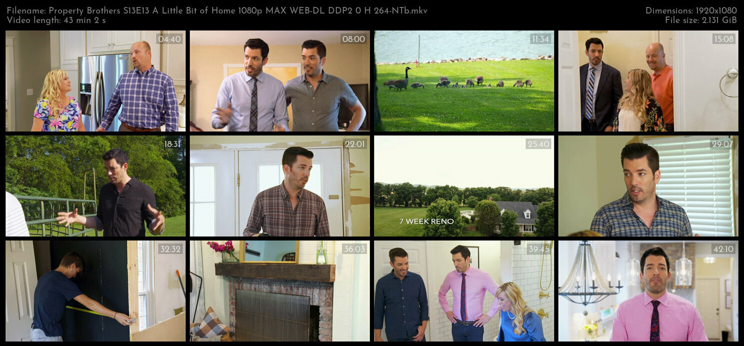 Property Brothers S13E13 A Little Bit of Home 1080p MAX WEB DL DDP2 0 H 264 NTb TGx