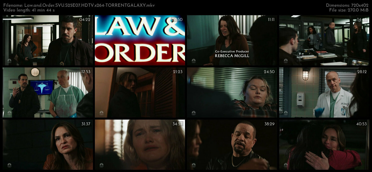 Law and Order SVU S25E07 HDTV x264 TORRENTGALAXY