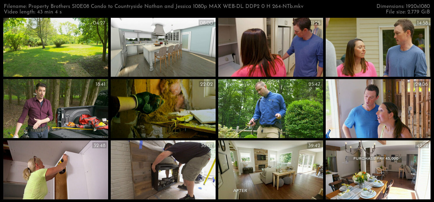 Property Brothers S10E08 Condo to Countryside Nathan and Jessica 1080p MAX WEB DL DDP2 0 H 264 NTb T