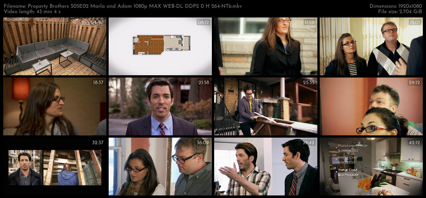 Property Brothers S05E02 Marla and Adam 1080p MAX WEB DL DDP2 0 H 264 NTb TGx