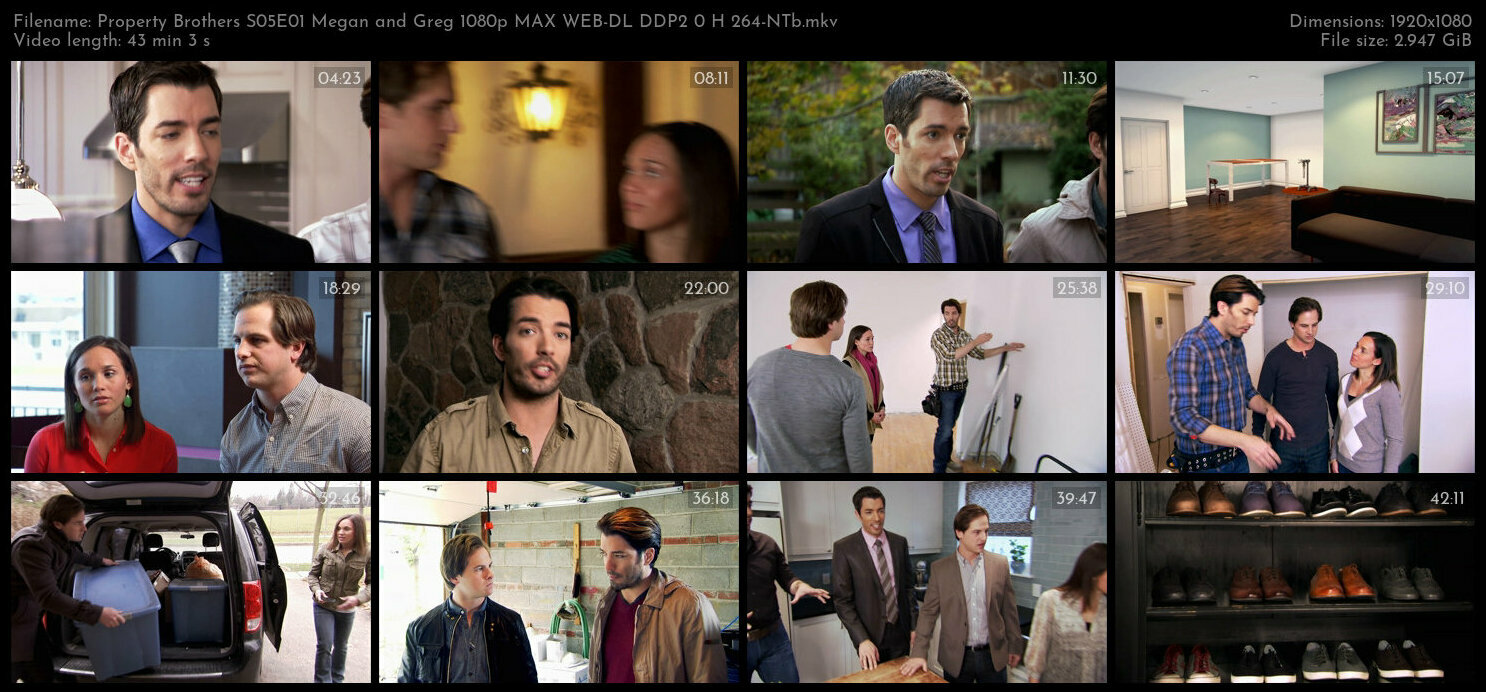 Property Brothers S05E01 Megan and Greg 1080p MAX WEB DL DDP2 0 H 264 NTb TGx