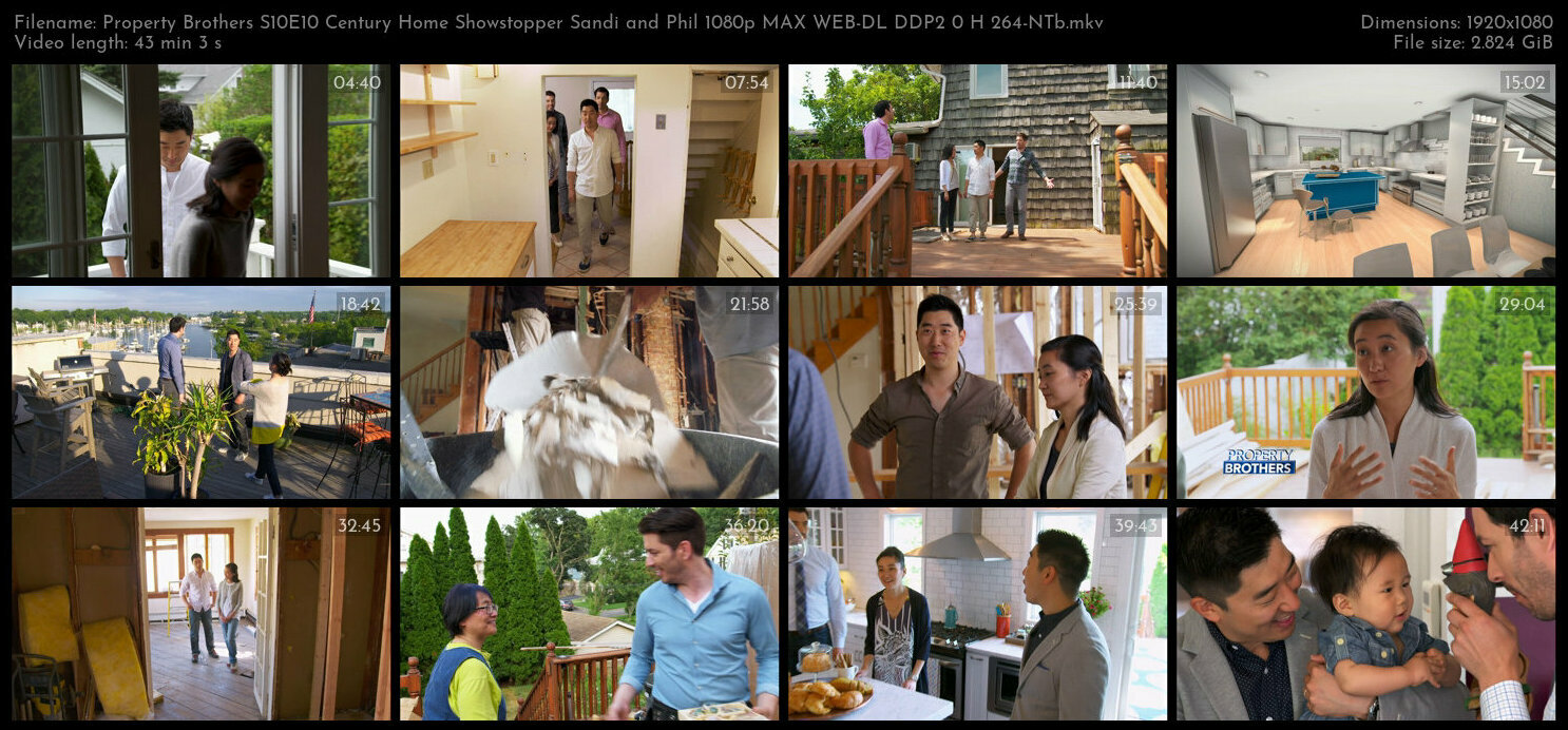 Property Brothers S10E10 Century Home Showstopper Sandi and Phil 1080p MAX WEB DL DDP2 0 H 264 NTb T