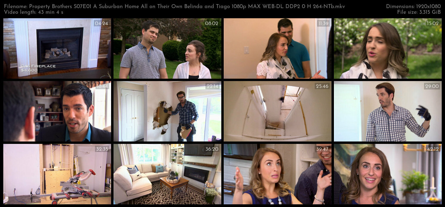 Property Brothers S07E01 A Suburban Home All on Their Own Belinda and Tiago 1080p MAX WEB DL DDP2 0