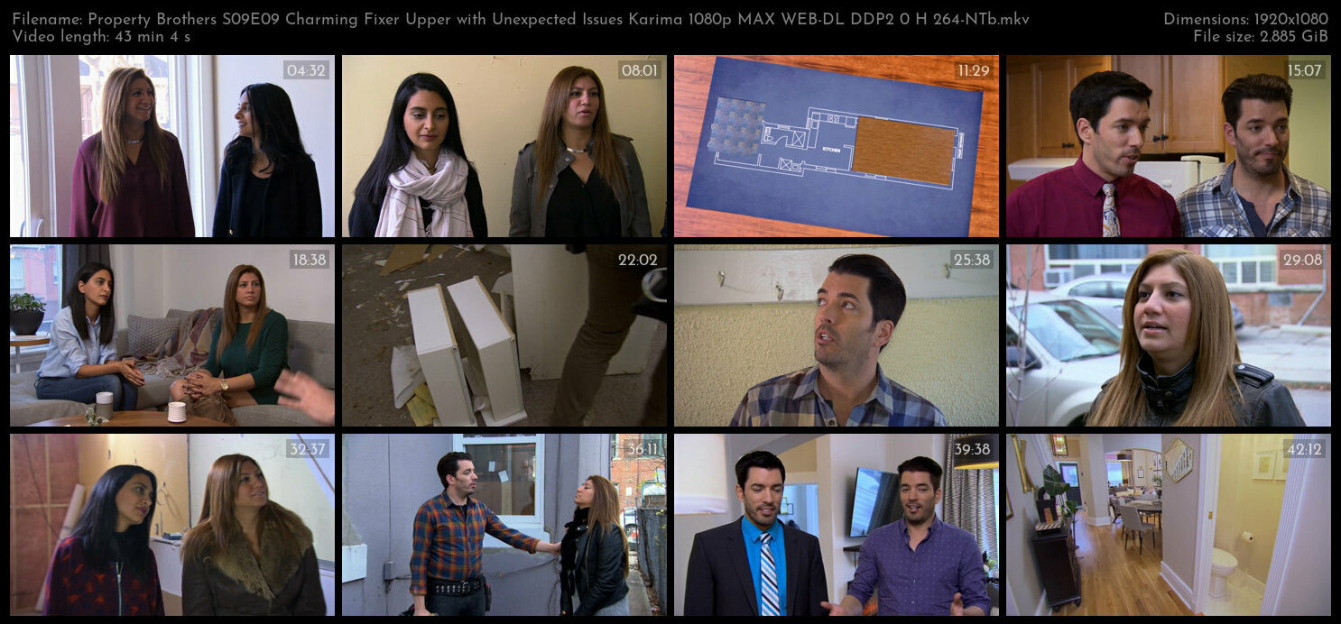 Property Brothers S09E09 Charming Fixer Upper with Unexpected Issues Karima 1080p MAX WEB DL DDP2 0