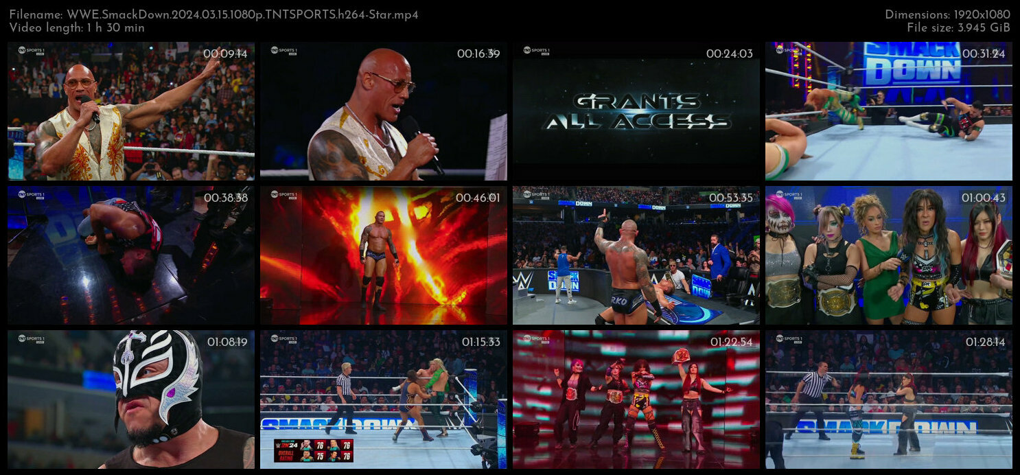 WWE SmackDown 2024 03 15 1080p TNTSPORTS h264 Star TGx