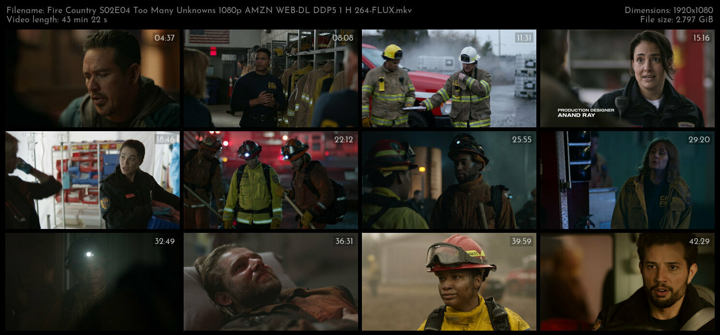 Fire Country S02E04 Too Many Unknowns 1080p AMZN WEB DL DDP5 1 H 264 FLUX TGx