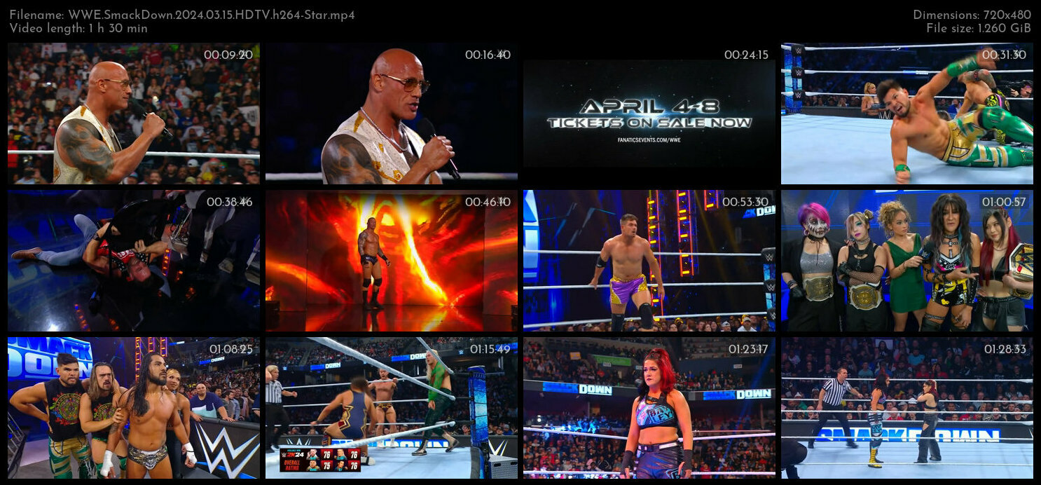 WWE SmackDown 2024 03 15 HDTV h264 Star TGx