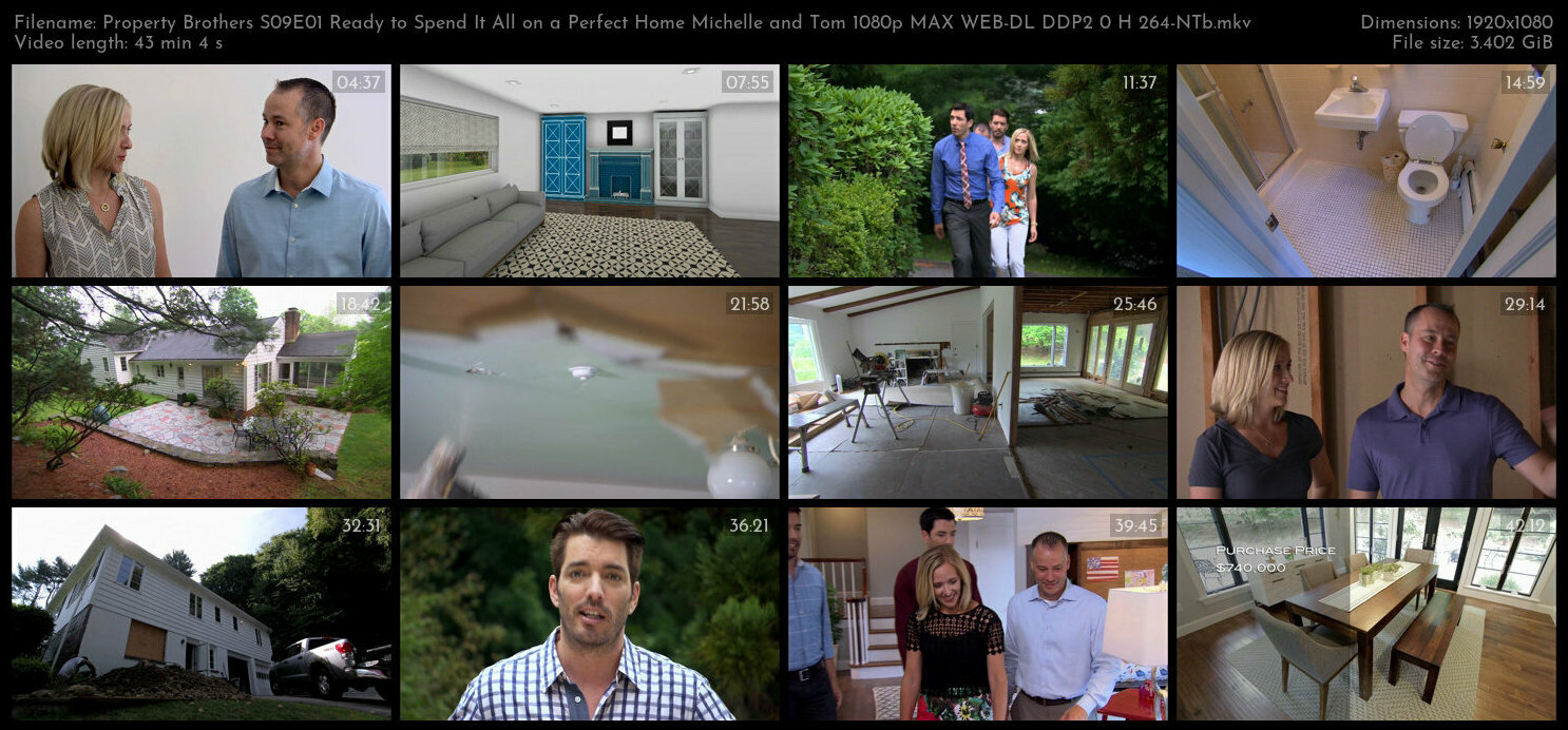 Property Brothers S09E01 Ready to Spend It All on a Perfect Home Michelle and Tom 1080p MAX WEB DL D