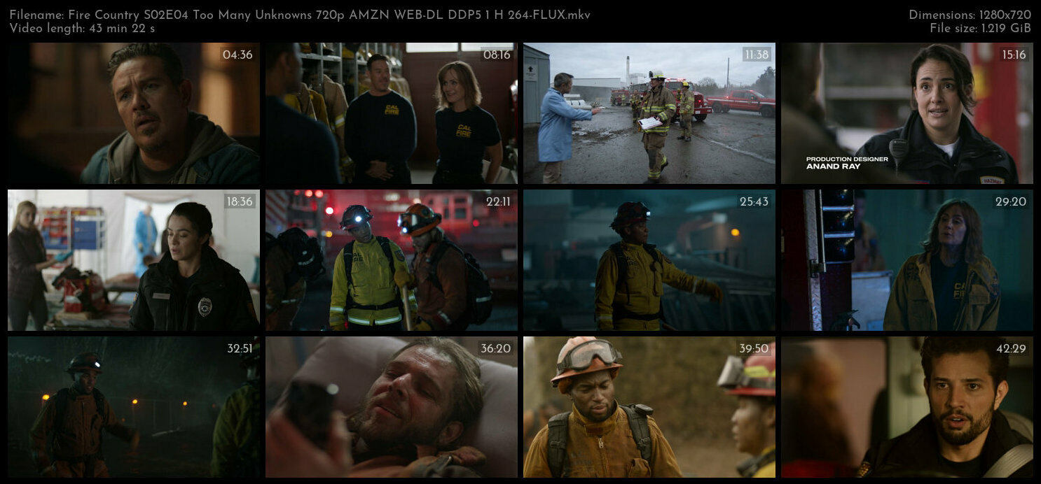 Fire Country S02E04 Too Many Unknowns 720p AMZN WEB DL DDP5 1 H 264 FLUX TGx