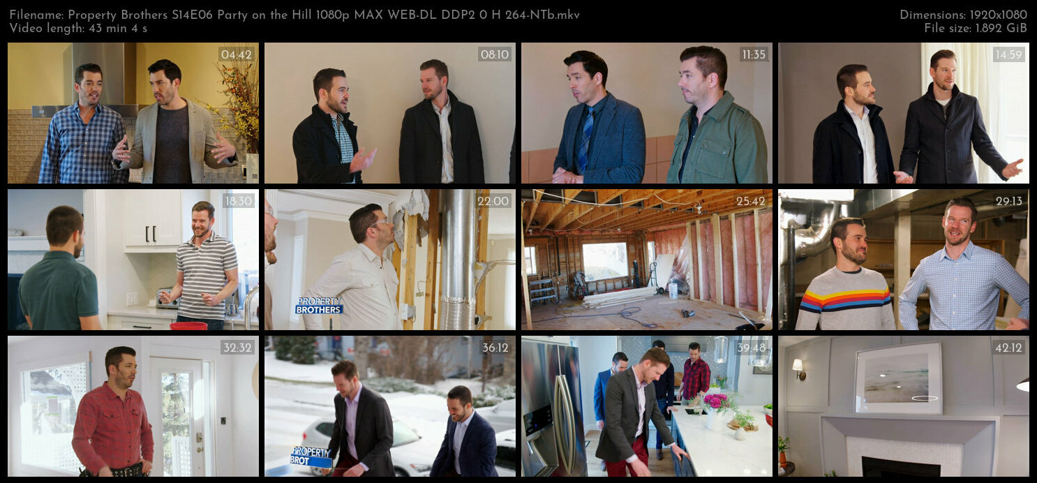 Property Brothers S14E06 Party on the Hill 1080p MAX WEB DL DDP2 0 H 264 NTb TGx