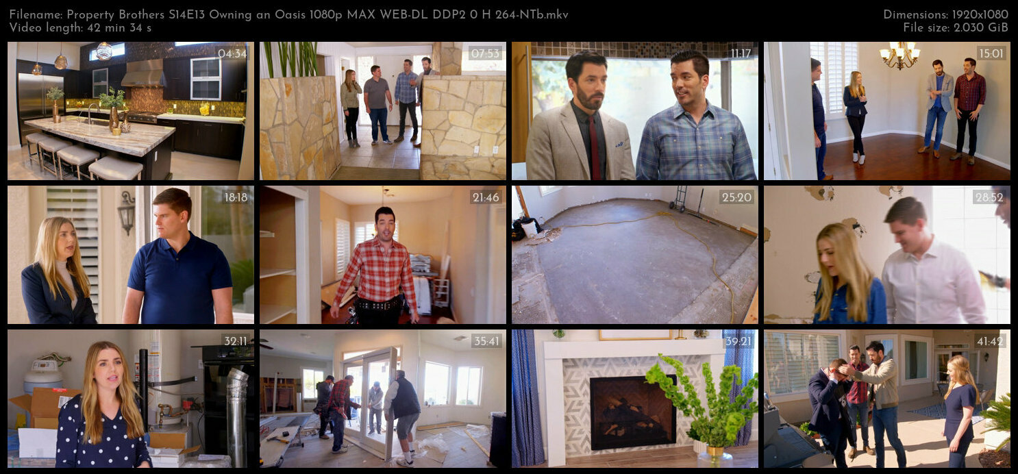 Property Brothers S14E13 Owning an Oasis 1080p MAX WEB DL DDP2 0 H 264 NTb TGx