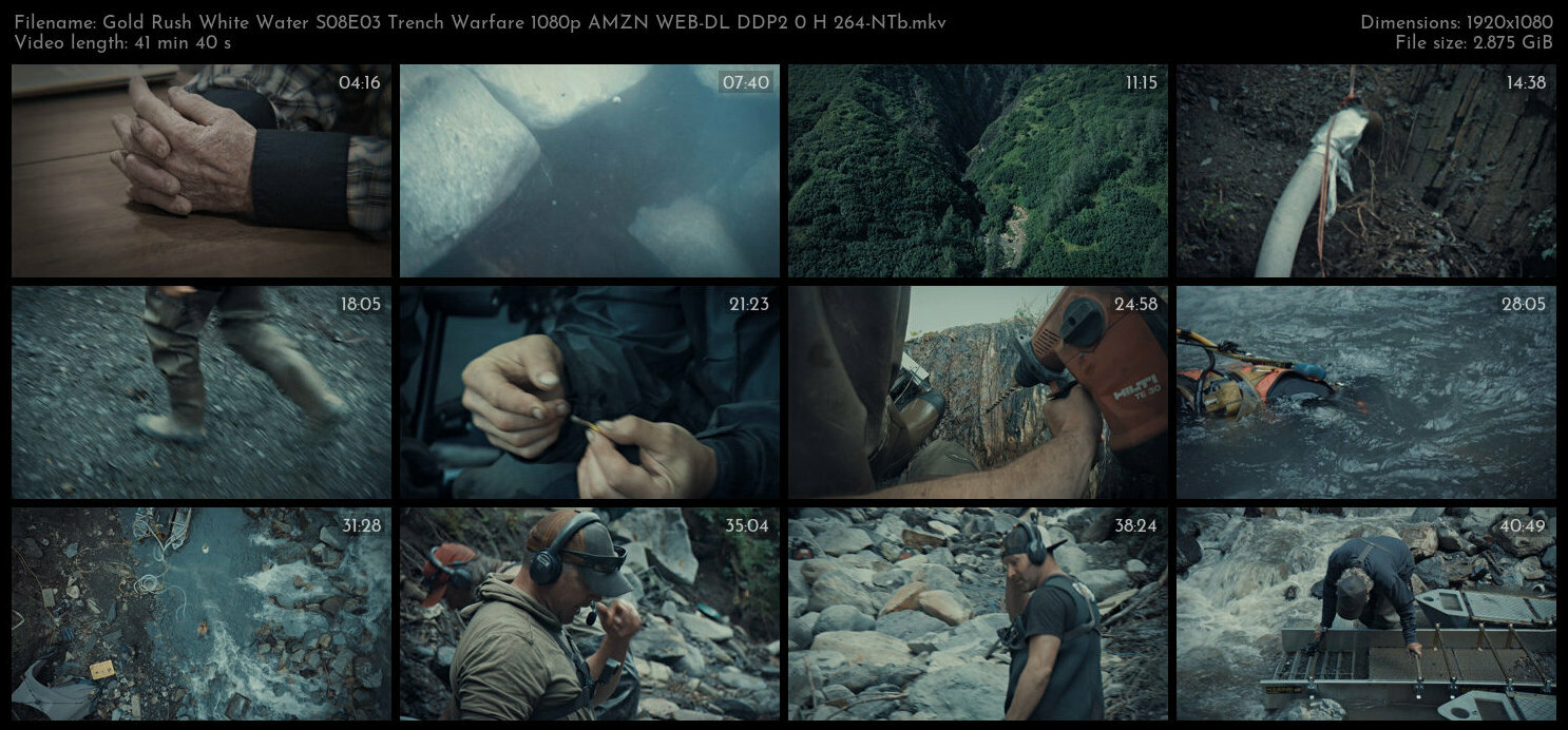 Gold Rush White Water S08E03 Trench Warfare 1080p AMZN WEB DL DDP2 0 H 264 NTb TGx