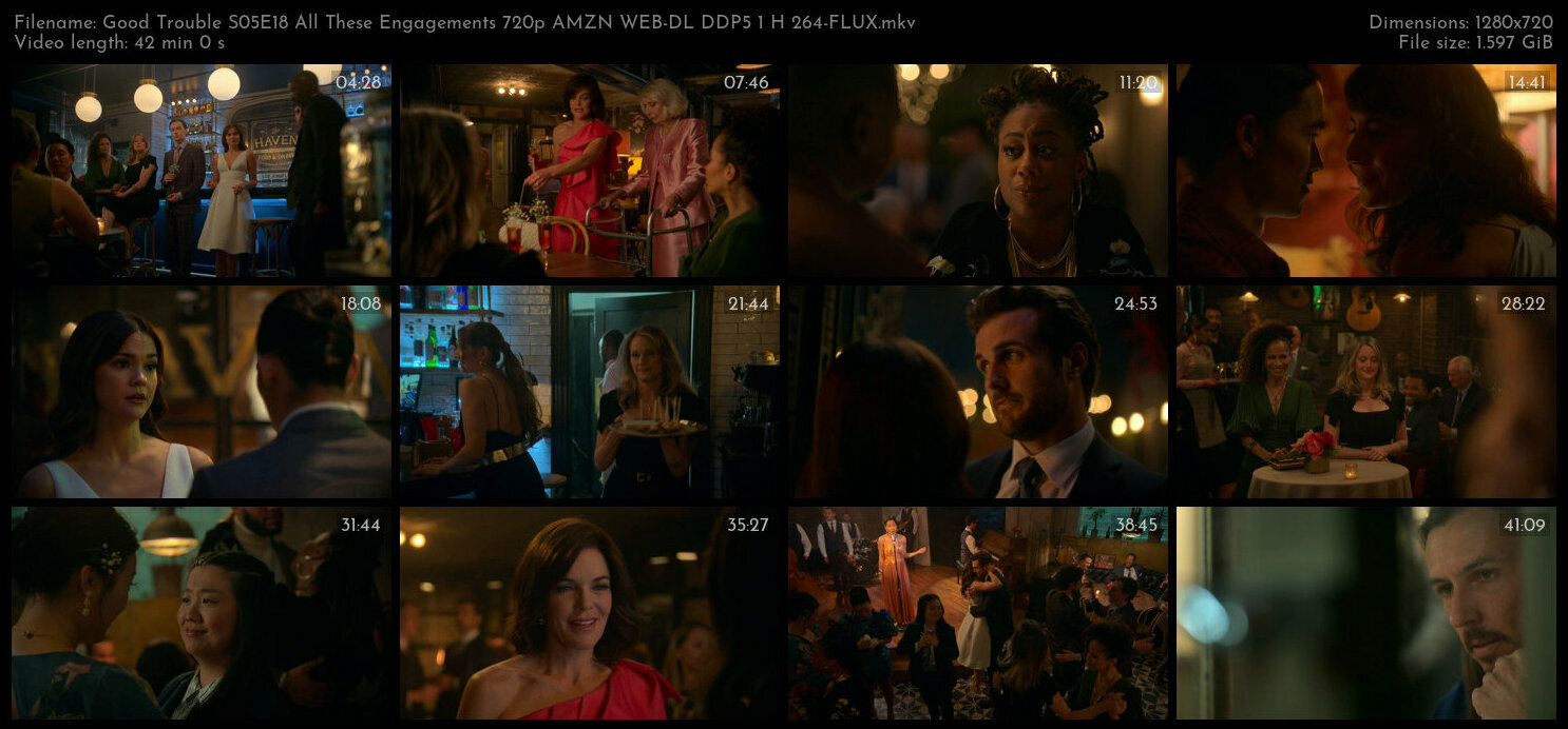 Good Trouble S05E18 All These Engagements 720p AMZN WEB DL DDP5 1 H 264 FLUX TGx