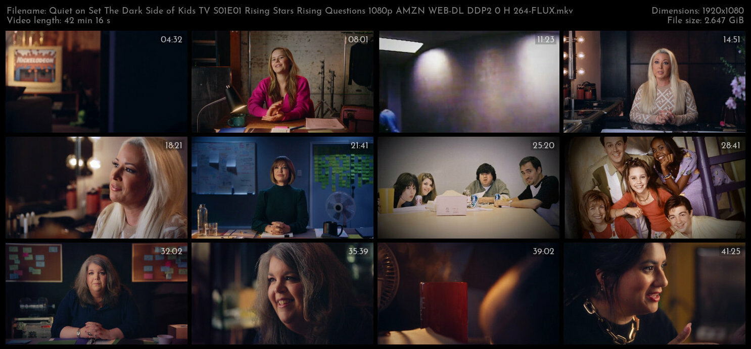 Quiet on Set The Dark Side of Kids TV S01E01 Rising Stars Rising Questions 1080p AMZN WEB DL DDP2 0