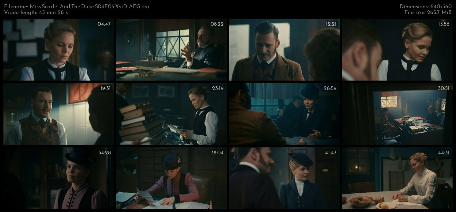 Miss Scarlet And The Duke S04E05 XviD AFG TGx