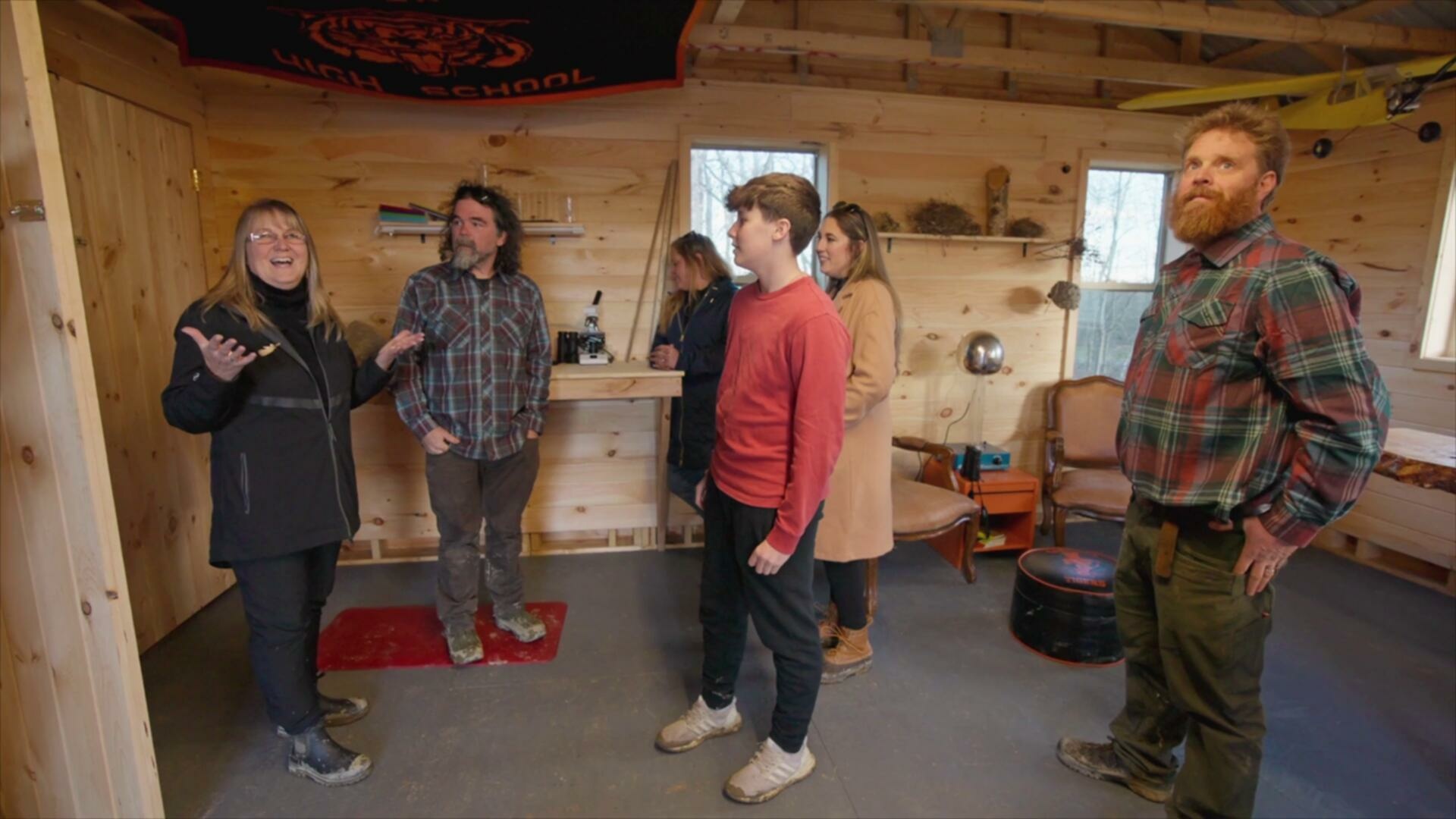 Maine Cabin Masters S09E15 Outdoor Classroom at Gardiner High 1080p DISC WEB DL AAC2 0 H 264 NTb TGx