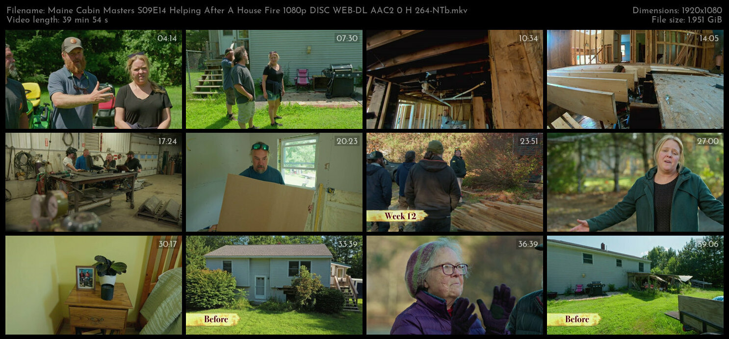 Maine Cabin Masters S09E14 Helping After A House Fire 1080p DISC WEB DL AAC2 0 H 264 NTb TGx