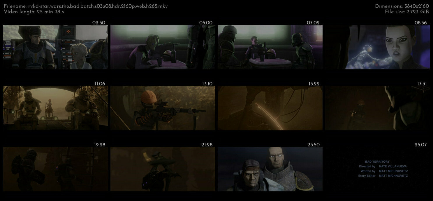 Star Wars the Bad Batch S03E08 HDR 2160p WEB H265 RVKD TGx
