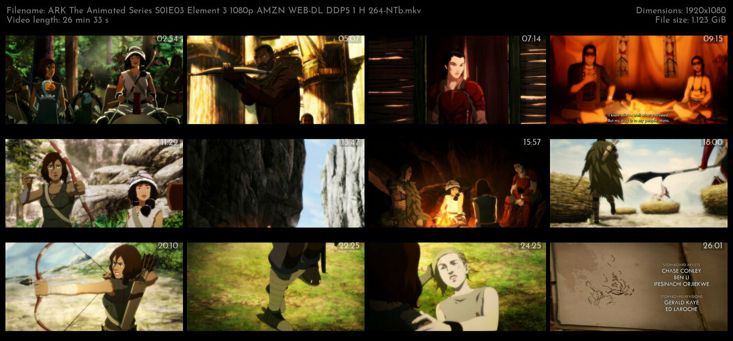 ARK The Animated Series S01E03 Element 3 1080p AMZN WEB DL DDP5 1 H 264 NTb TGx