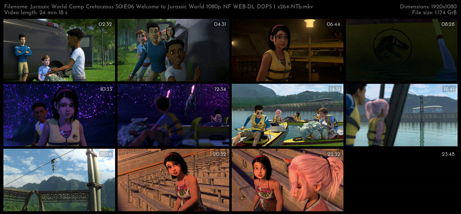 Jurassic World Camp Cretaceous S01E06 Welcome to Jurassic World 1080p NF WEB DL DDP5 1 x264 NTb TGx