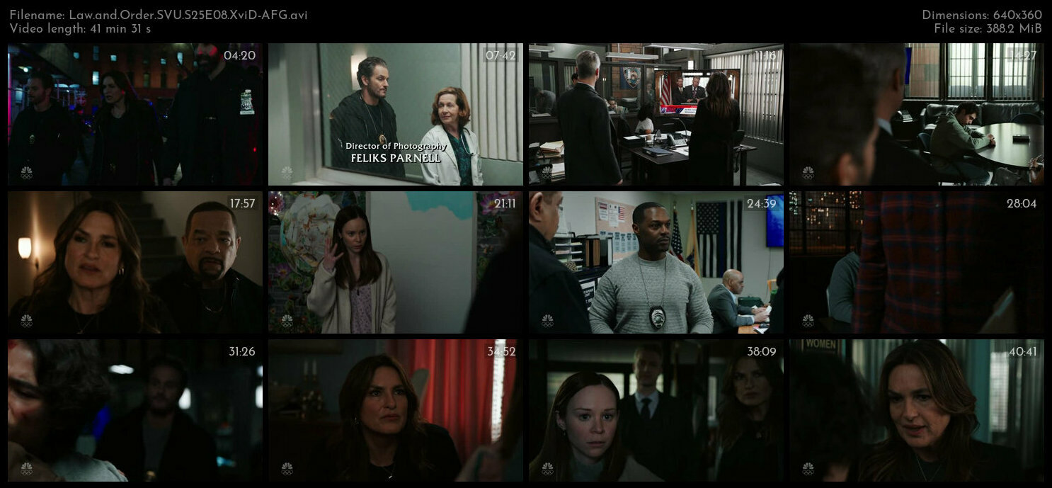 Law and Order SVU S25E08 XviD AFG TGx