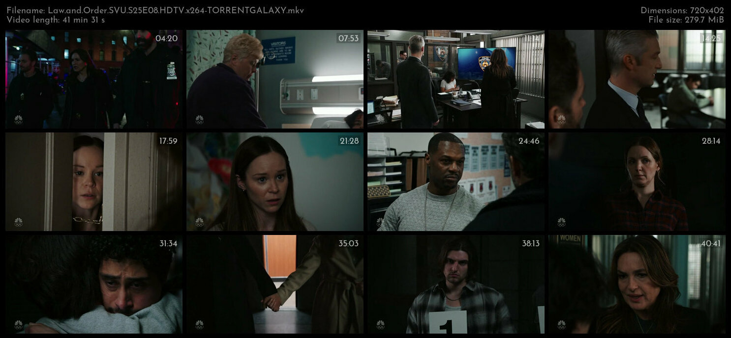 Law and Order SVU S25E08 HDTV x264 TORRENTGALAXY
