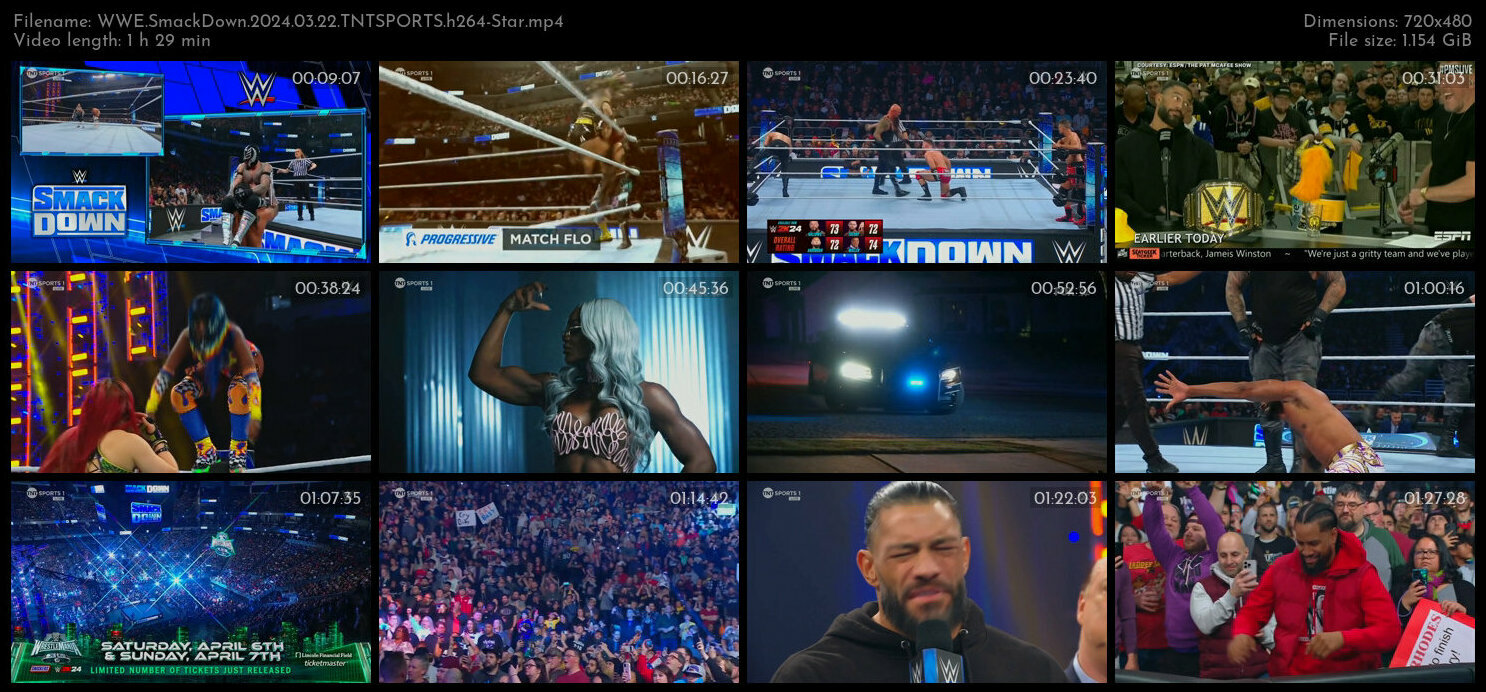 WWE SmackDown 2024 03 22 TNTSPORTS h264 Star TGx