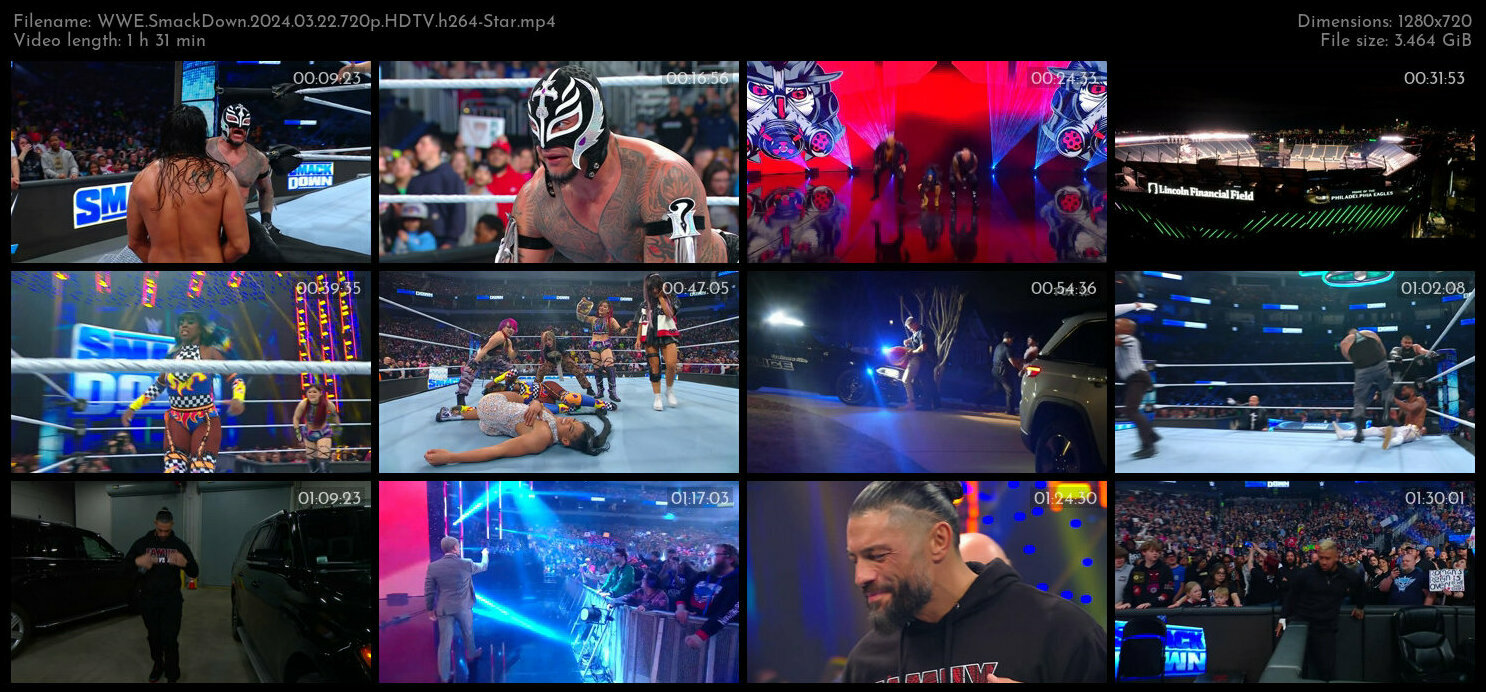 WWE SmackDown 2024 03 22 720p HDTV h264 Star TGx